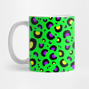 Green Leopard Spots Mug